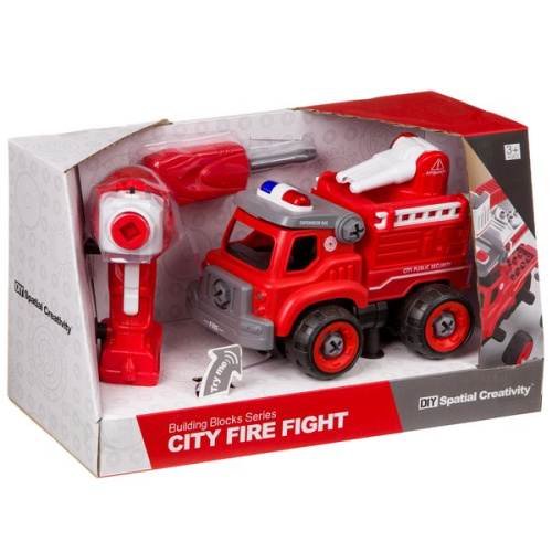 Конструктор-машина на р|у City Fire Fight LM8032-YZ-1