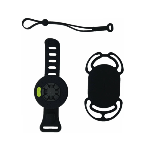 Держатель для смартфона 07-201240 силиконовый НА РУЛЬ/ВЫНОС со съемным механизмом и ремешком, 4.7'-7