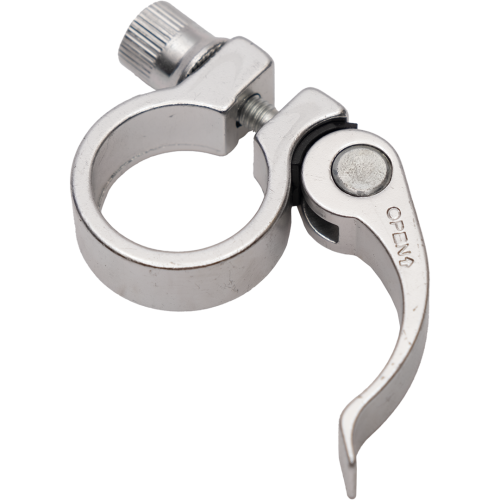 Эксцентрик подседельный, хомут 28,6мм алюм.серебристый