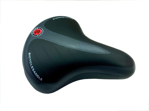 Седло (015) на пружинах, размер 240х205  (цвета: черн/син,черн/красн)