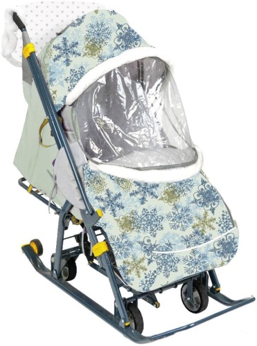 Санки-коляски"Наши Детки" НДТ/1 (зимний/фисташковый)