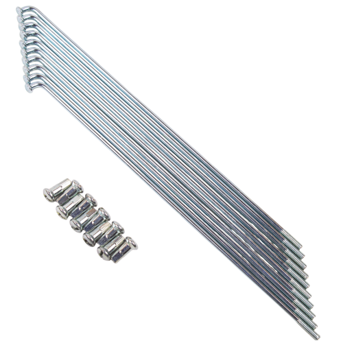 Спица в сборе G11 (Ø-3мм.) усиленная, L-185мм. (оцинкованная)