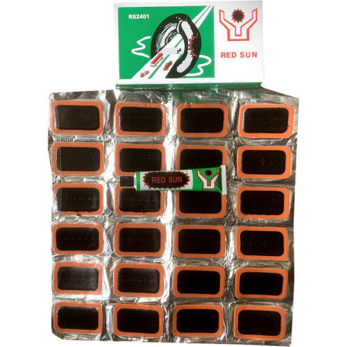 Набор для ремонта шин (латки овальные, 35х25мм, 48 шт, + 20гр клея)