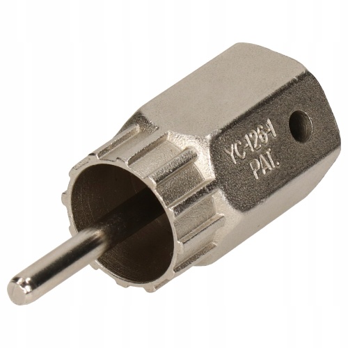 Съемник кассеты BIKEHAND YC-126-1A, 6-151261, с штифтом, сталь, серебристый