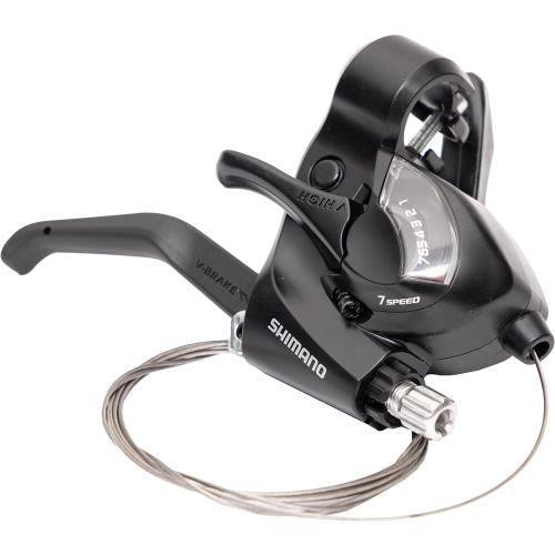 Рукоятка переключателя скоростей/тормоза правая, ST-EF41-7R, TOURNEY, 7 ск, 22,2 мм, 2050 мм, SHIMAN