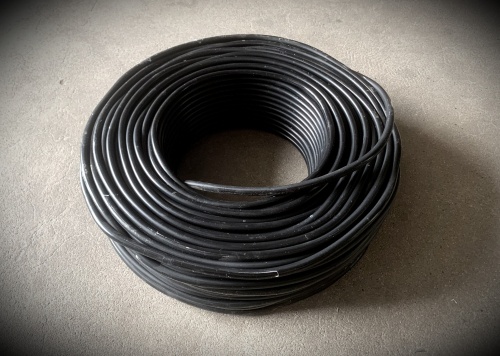 Провод в/в, силикон., S-1.6мм2 / D-7.5мм, медь луженая (упак.100м) ЧЕРНЫЙ -60/ +200 *С