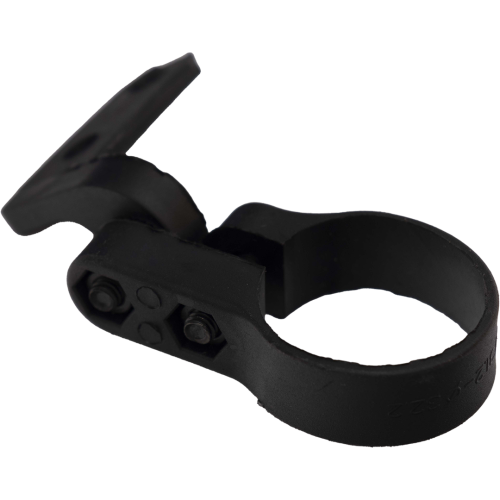 Крепление катафота на руль Ø-28,6мм. (чёрный пластик)