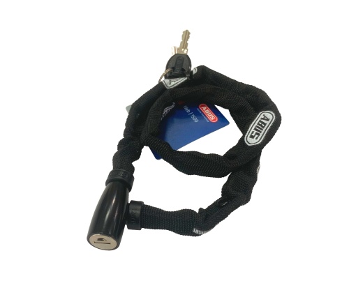 Замок цепной с ключом 4х600мм ABUS Web1500 класс защиты 3/15, 230гр, черный, 05-0056345