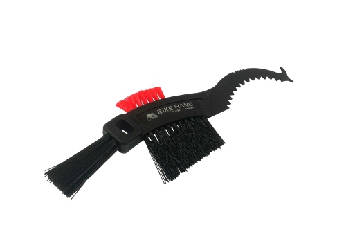 Щетка 6-160790  универс. YC-790  для чистки веломеханики черная BIKEHAND