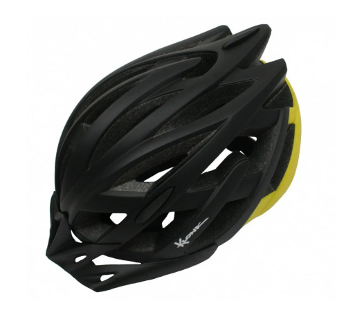 Шлем KLONK MTB, M/L, черный/желтый, 12016