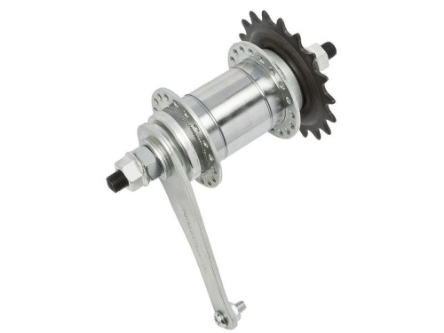 Втулка задняя STEEL COASTER HUB, 11GX36H. 18T SPROCKET. CP, сталь.  ножн. тормоз, под усилен. спицу,