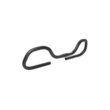 Руль ZOOM алюм. 5-403709 "бабочка" универс. мультипозиц. 22,2х25,4x590мм MTB-A4-181(ISO-C) черный