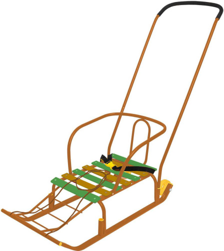 Санки детские "Тимка 5 комфорт" (Т5К/О2 оранжевый)