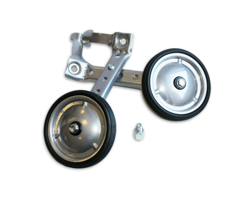 Колеса поддерживающие, 00-170604 детс на 16-24" для скорост.велосип.с крепежом металл.128мм хромир.