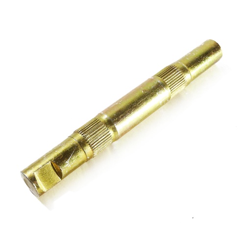Вал каретки дорожного голый. Длина 142mm, ф16mm, диаметр подшипника внутр. 22mm, диаметр подшипника 
