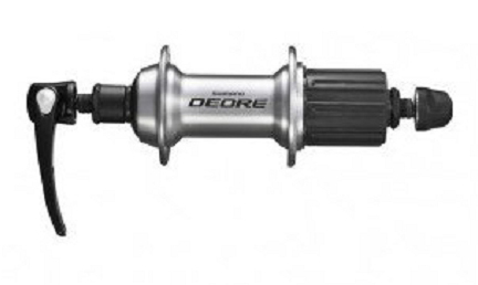 Втулка задняя Shimano Deore T610, алюм. 32отв, под кассету 8-10ск, с эксц., QR, серебр., EFHT610BZBS