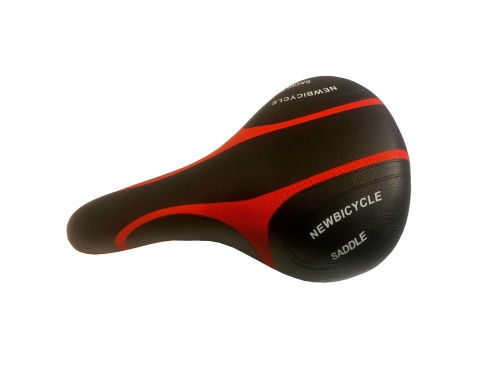 Седло (008) для скоростного велосипеда, черное с цветной вставкой, размер 265х165. С катафотом  (цве