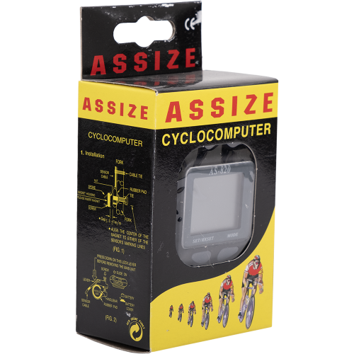 Спидометр ASSIZE модель: AS-820 (11-функций) проводной. Тайвань.