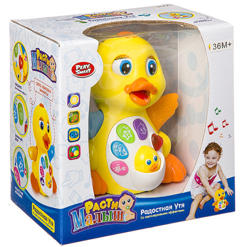 Интерактивная игрушка Радостная Утя (свет) 7446