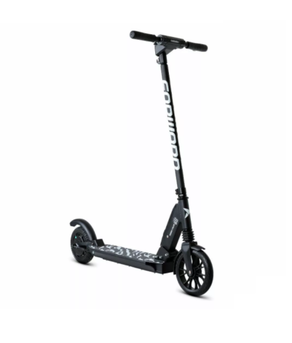 Электросамокат E-FORWARD TIGER PLUS 8" (20 км/ч, 4 Ah) 2020-2021, черный/белый, 1BKW1E1RX002