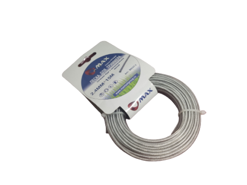 Леска "MAX"2,4мм*1м (Железный трос) 1м