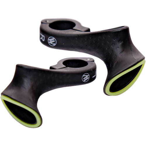 Рога\наконечники руля анатомические , нейлон, 21.8-22.2мм, черные, West Biking арт. 084067