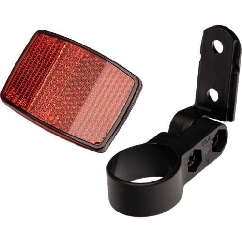 Катафот красный с креплением для велосипедов