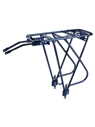 Багажник 26-28" задний 5-440198 алюм.  для перемет. сумки сварной регул. (8) черный