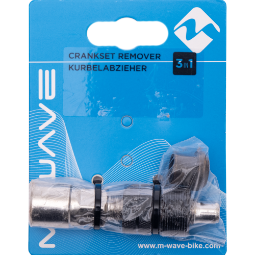 Съемник шатунов M-WAVE, 5-880555, 3 в 1, квадрат, octalink, isis, сталь, (инд. уп.), серебр.-черн.