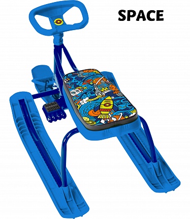 Снегокат Тяни-Толкай +100, с автоматической рулеткой Space