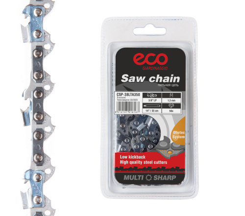 Цепь 35 см 14" 3/8" LP 1.3 мм 50 зв. 38LTA (в блистере) ECO, для STIHL MS180, MS230 и MS250 с шиной 35 см
