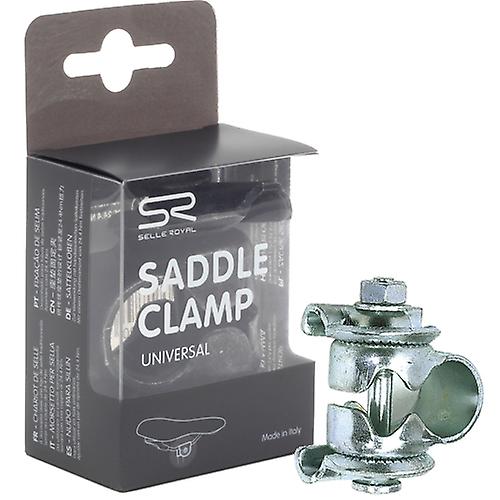 Замок седла SELLE ROYAL Clamp, 02-300418 для штырей б/замка сталь 3-х составной серебристый