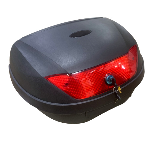 Кофр(зaднийящик)48л.ZH-L0807(мaкс.зaгруз.7кг,мaтовыйсручкой,нa2шлемa,Ш.Г.В.:59*43*31см)