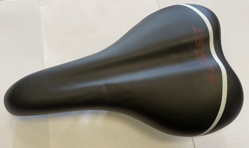 Седло 00-180298 универсальное MTB 258х162мм, 315гр, черное MESSER HORST