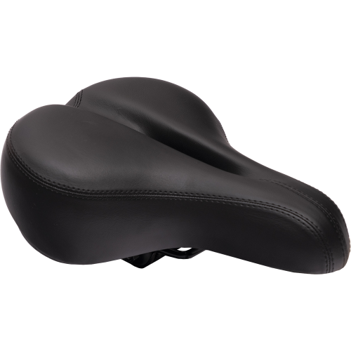 Седло HORST, 00-171699 комфорт 250х210мм с вентил. с замком, эластомер. черное