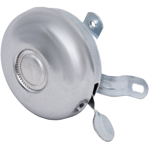 Звонок для велосипеда (002) , большой, металлический, хром, диаметр 58мм