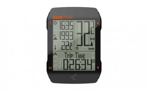 Велокомпьютер CUBE RACE PEAK-EXPORT, черный, код 14058