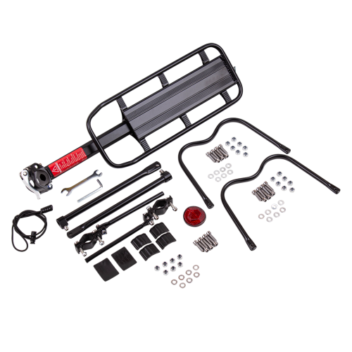 Быстросъемный велосипедный багажник West Biking из алюминия, подходит под дисковые и V-brake тормоза