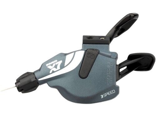 Манетка Sram X7 3ск. в комплекте с тросом без хомута