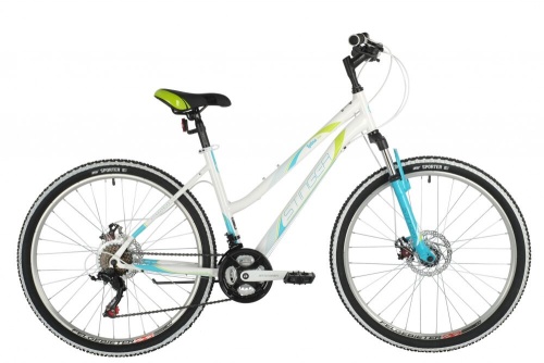 Велосипед STINGER 26" LATINA D белый, сталь, размер 17"