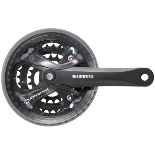 Шатуны Shimano Acera M361, 48/38/28T, 175мм, кв, защ. черн. EFCM361E888CL