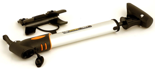 Насос 8-18101031 алюм. AAP Twin 2 овальный 2 гол-ки Т-ручка 275мм, 148г серебристый AUTHOR