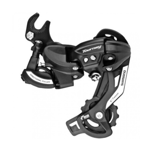 Переключатель задний Shimano Tourney ARDTY200SSLD, 2-2126, 6-7ск. крюк, черный