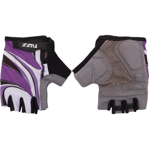 Перчатки 08-202532 лайкра LADY COMFORT фиолетовые, р-р S, с петельками, на липучке FUZZ