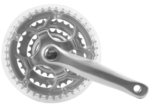 Система 5-351243 пер. 7-8скор. алюм/сталь 22/32/42зуб. с защ. 170мм (10) серебр.