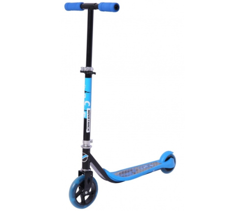 Самокат для детей NOVATRACK JUNGLE сталь+пластик, нескладной, max50кг, колеса свет.PU 145*100мм, син