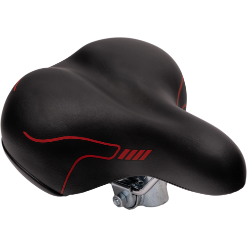 Седло (012) 28", аналог Stels Navigator 340, размер 250х205 (цвета: черн./сер., черн./син., черн./красн.)  (уп-ка 20 шт)