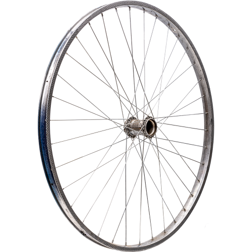 Колесо 28" заднее в сборе без резины  (обод алюминиевый со втулкой Stels)