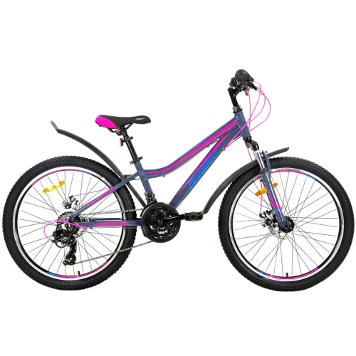 Велосипед AIST Rosy Junior 2.1/24//серый/2024 4810310032808