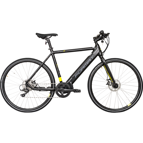Электровелосипед FORMAT 5342 E-bike (700C 8 ск., рост 540 мм) 2020-2021, черный матовый, 1BKM1EC8800
